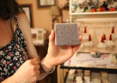 Homemade soap square by Emily Harding