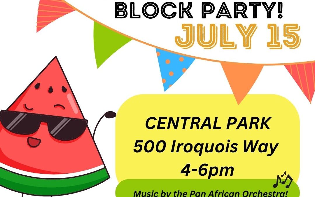 Summer Meals Block Party featuring the Pan African Youth Orchestra with Zorkie Nelson and his West African Drummers