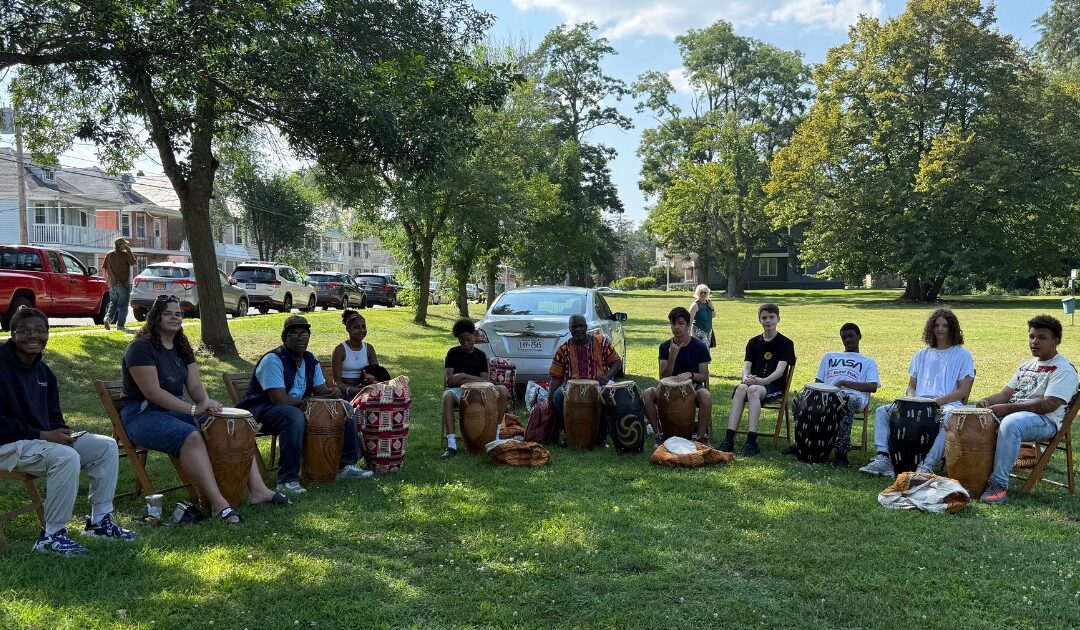Performance of the Schenectady/West African Youth Orchestra with Zorkie Nelson