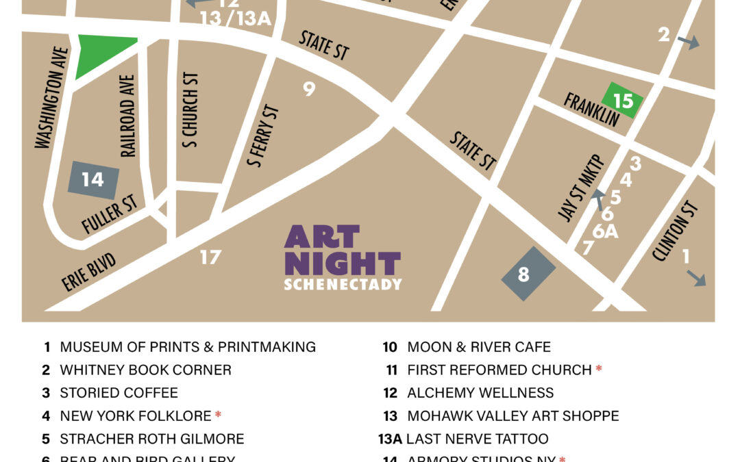 Find Folk Arts Everywhere at Art Night Schenectady