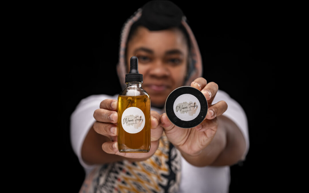 Art in Bloom Featuring D’Vonne Faulks at the Schenectady Green Market